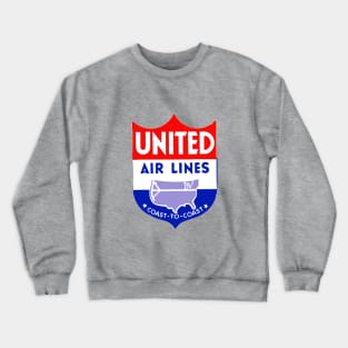 Retro United Airlines Crewneck Sweatshirt